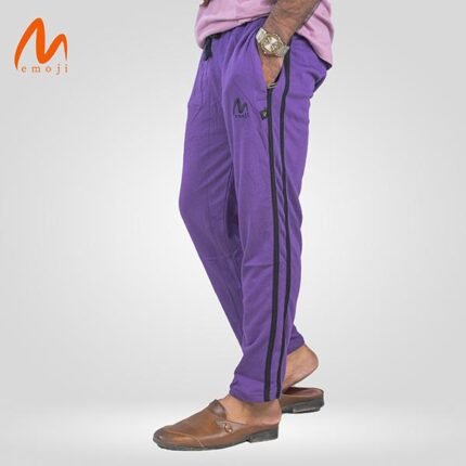 Purple Full Stripe Men's Joggers